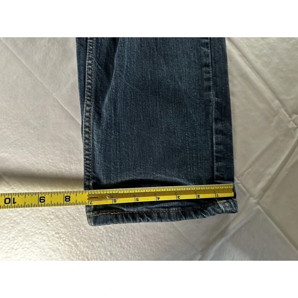 Levis 505‎ Mens 32x32 Jeans Regular Fit Straight Leg Relaxed Dark Wash Denim